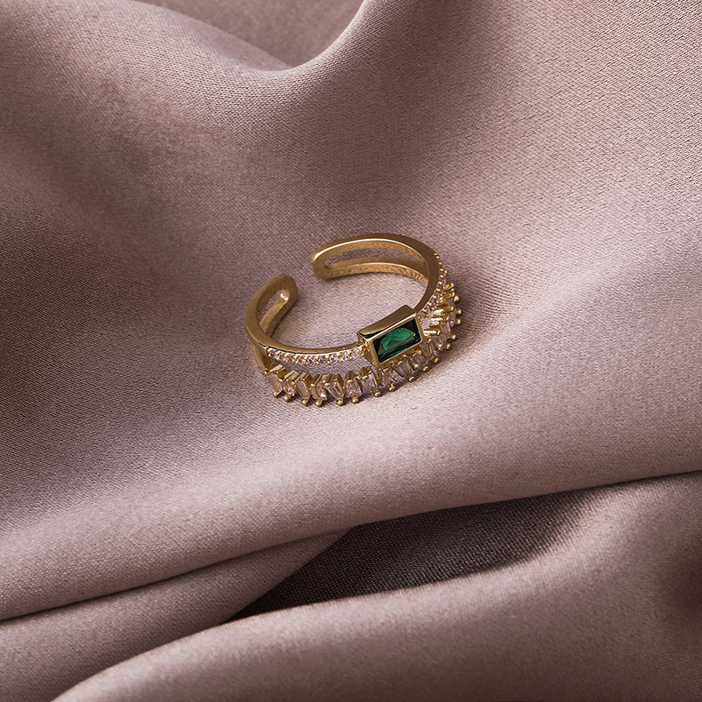 Double Layer Open Ring