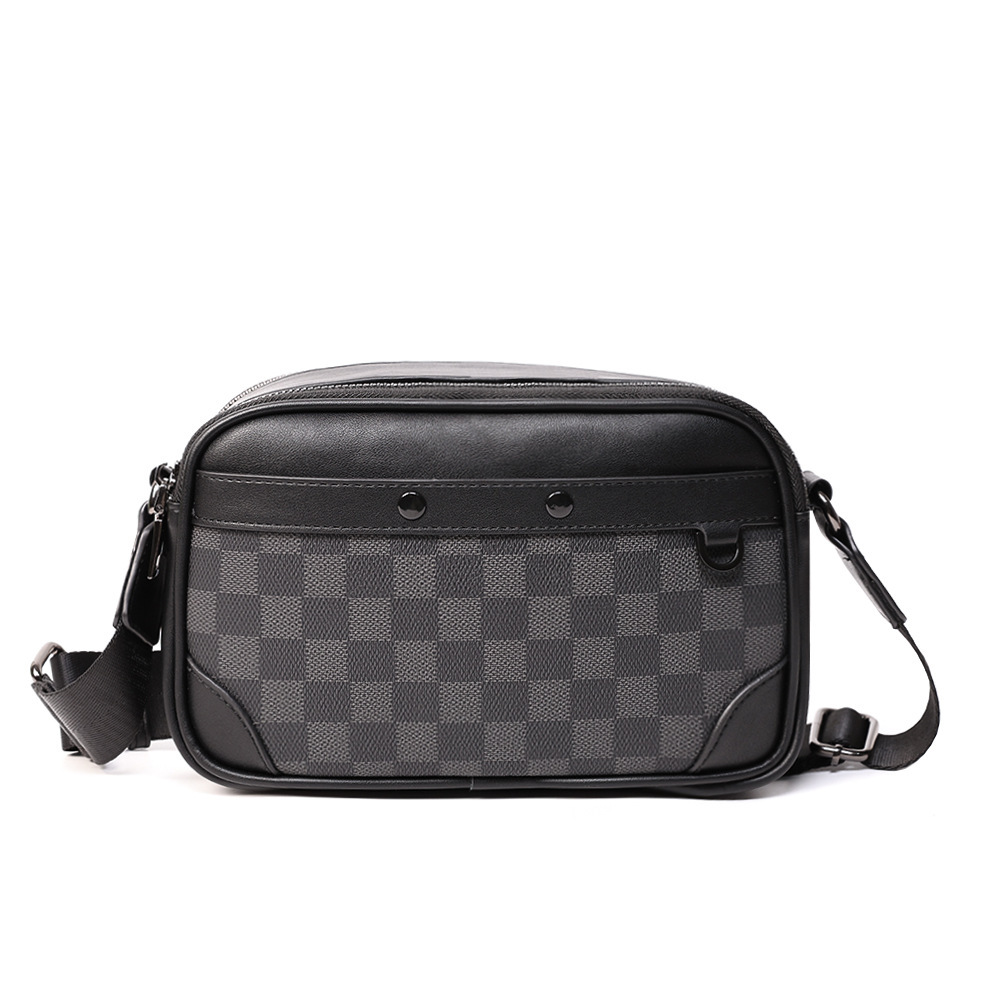 Geweven Vierkante Schoudertas voor Mannen