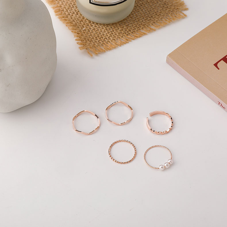 Pearl Ring Set