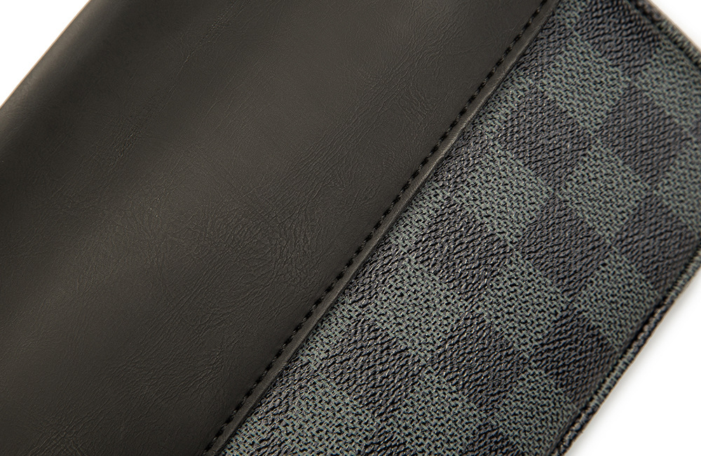 Men's Plaid Crossbody Bag