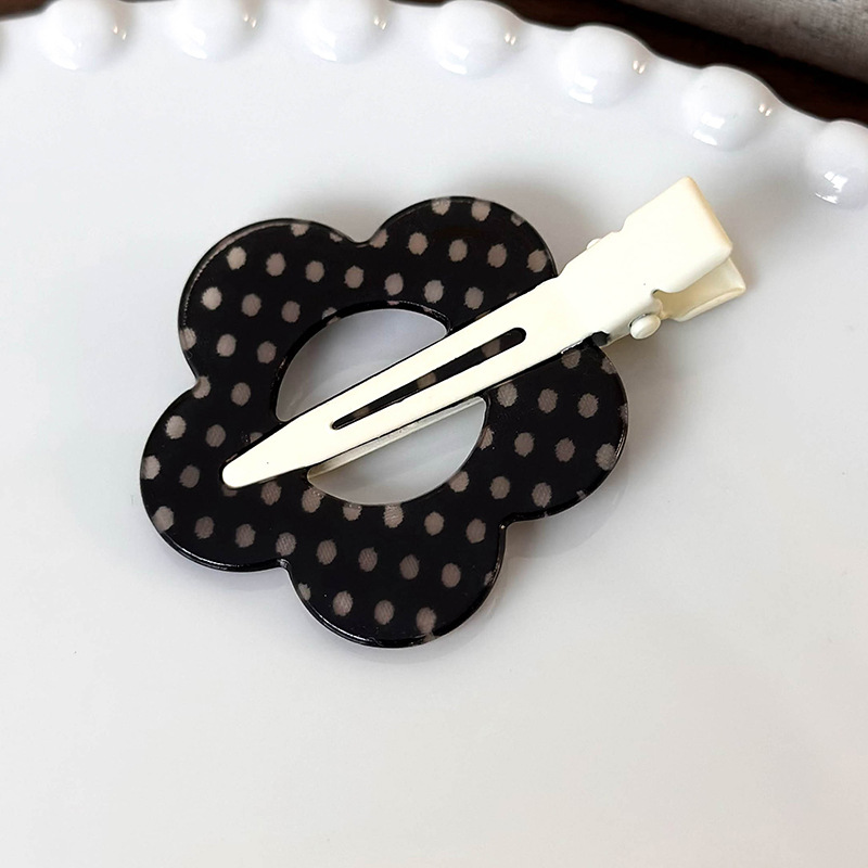 Polka Dot Hair Clips