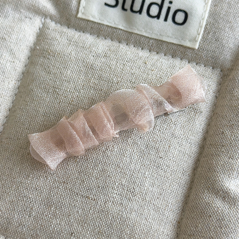 Grampos de Cabelo Plissados de Organza