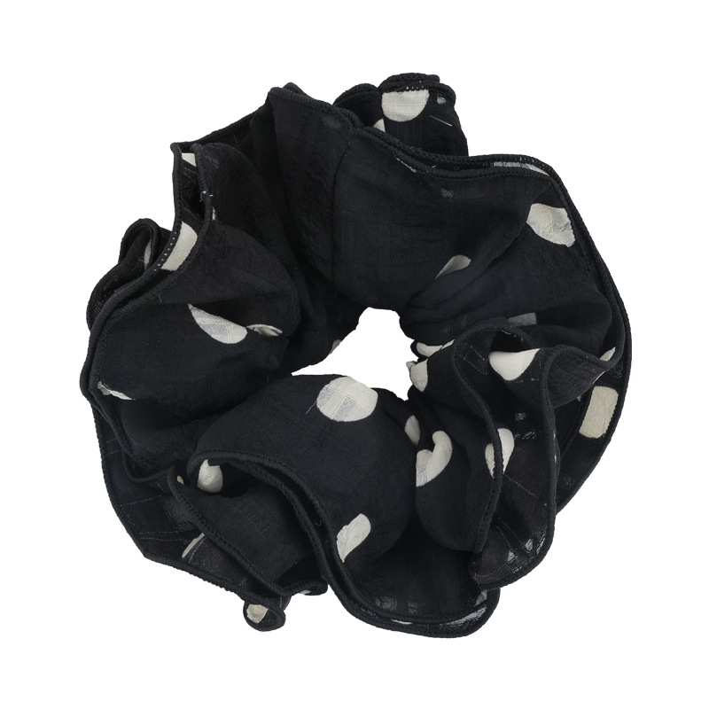 Chiffon Polka Dot Scrunchies