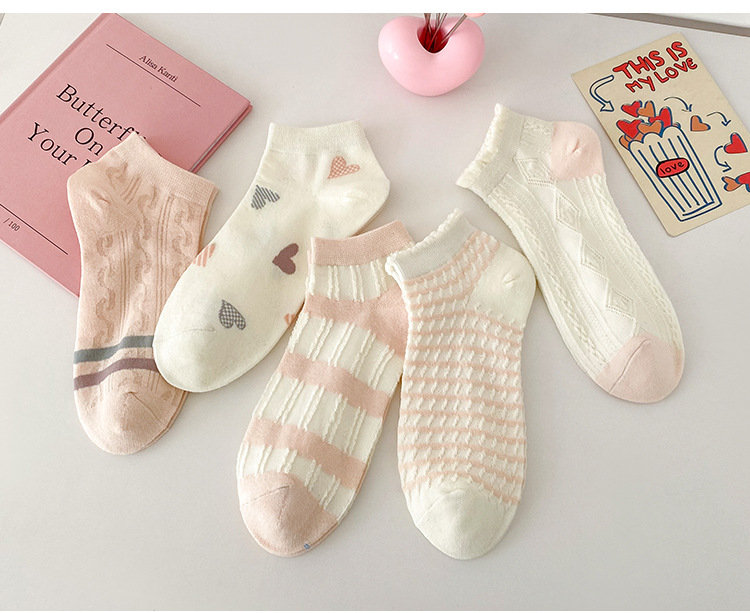 Bavlněné kotníkové ponožky