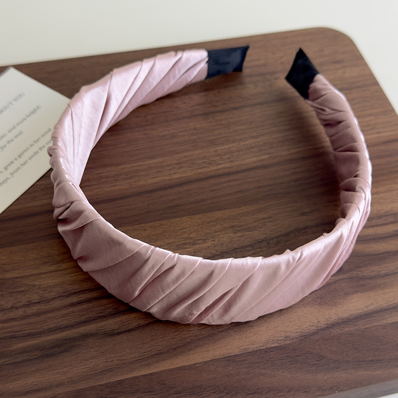 Banda de Păr Plisată din Satin