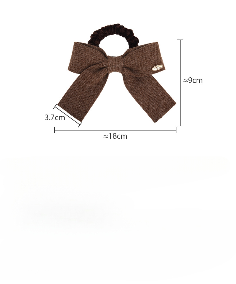 Knitted Bow Hair Tie