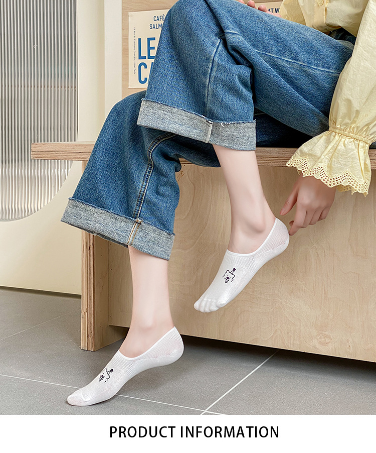 Женские Невозвратные Носки с Принтом Мультфильмов