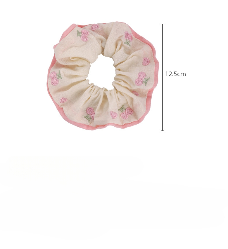 Wyszywana Kokardka i Wiśniowa Gumka