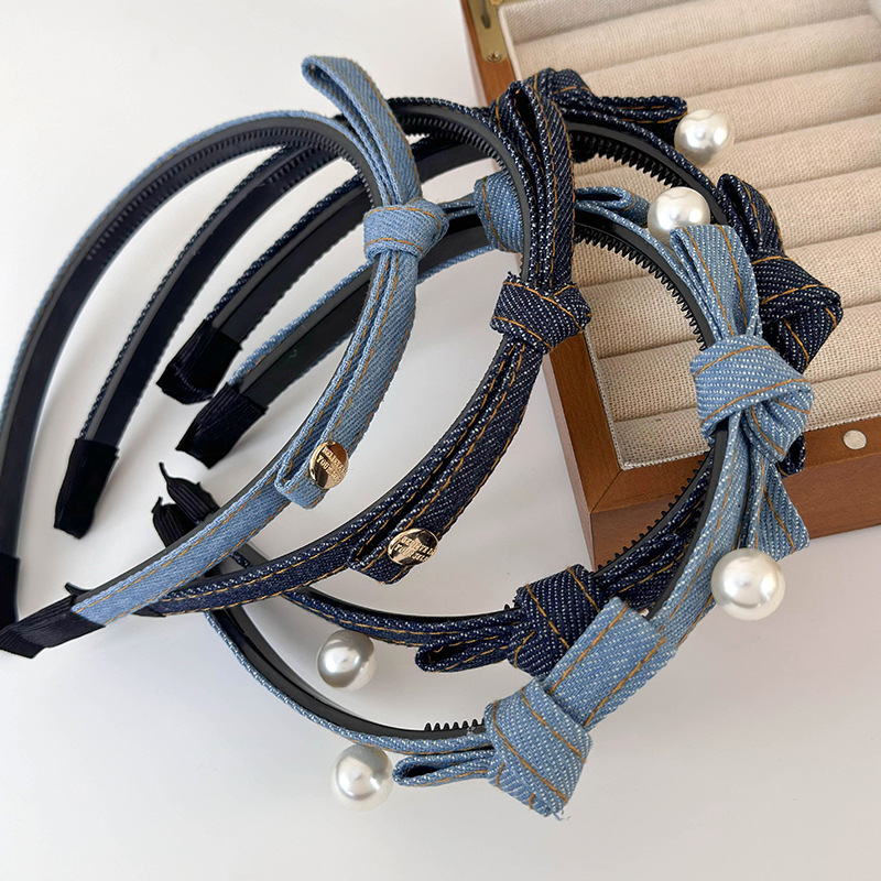 Pinza para el Pelo con Lazo Denim