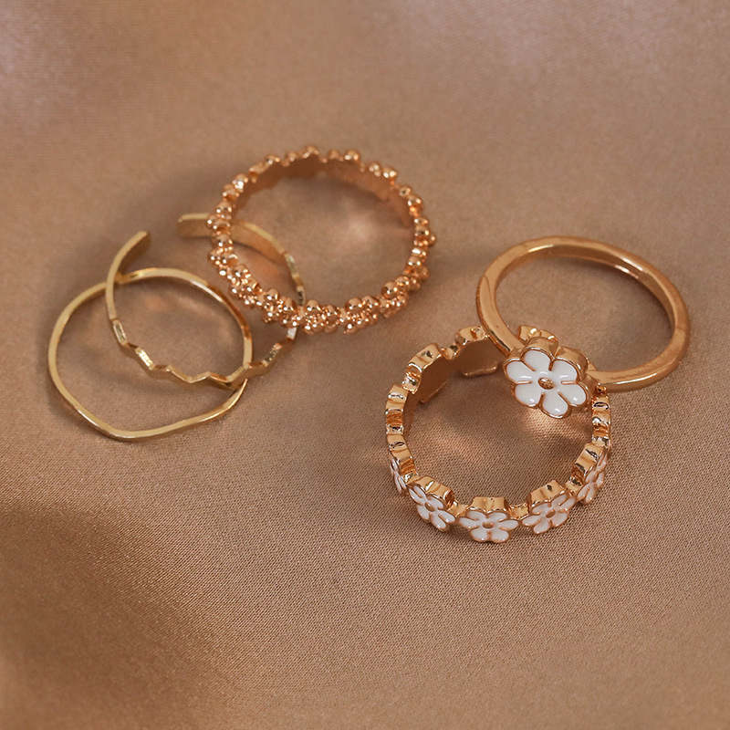 컬러 비즈 반지