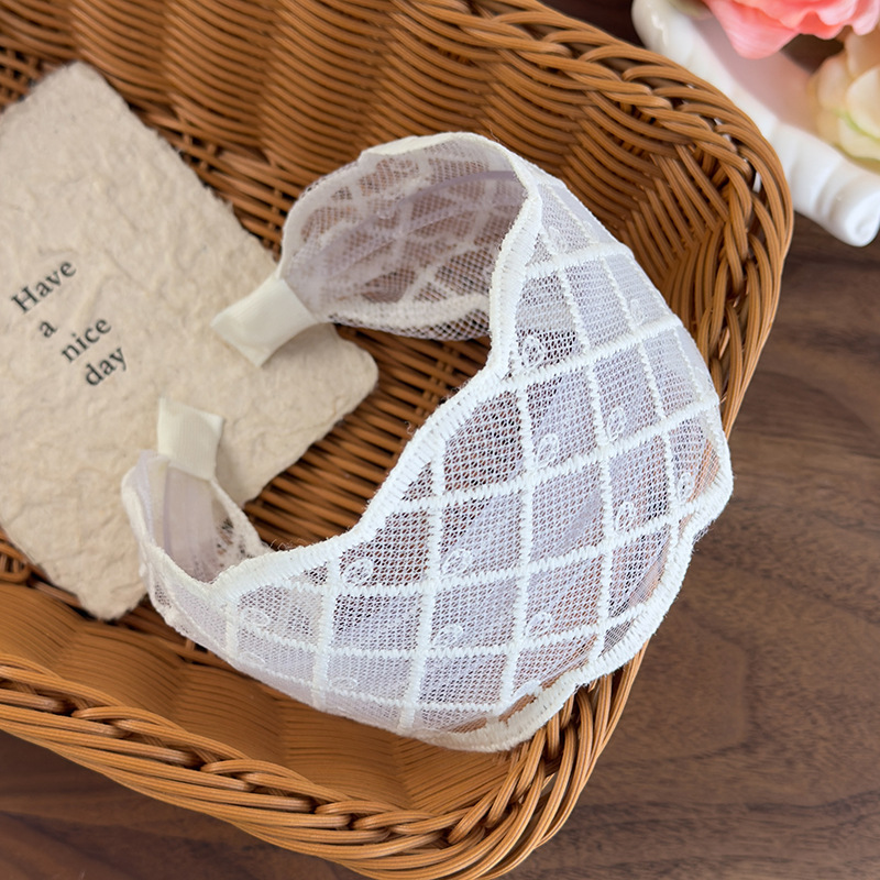 Banda pentru Păr cu Dantelă și Fundă