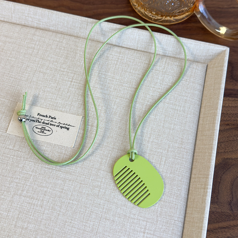 Кольорове Кругле Гребінне Підвісне Намисто