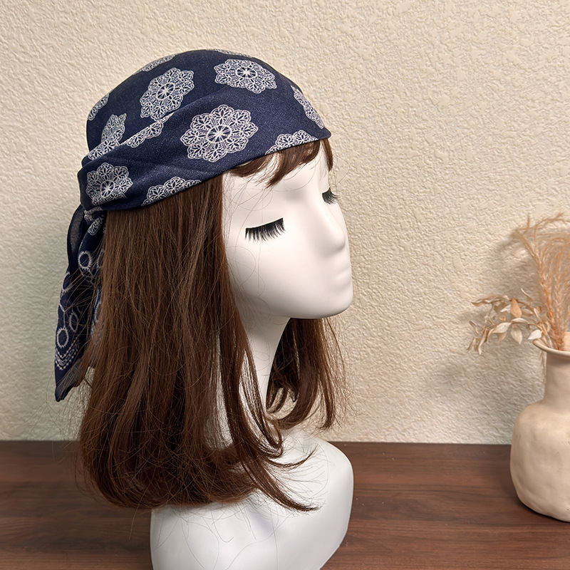 Geometrisches Quadratisches Tuch für Frauen