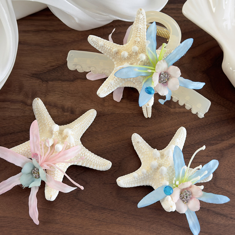 Κλιπ μαλλιών με θαλάσσιο θέμα