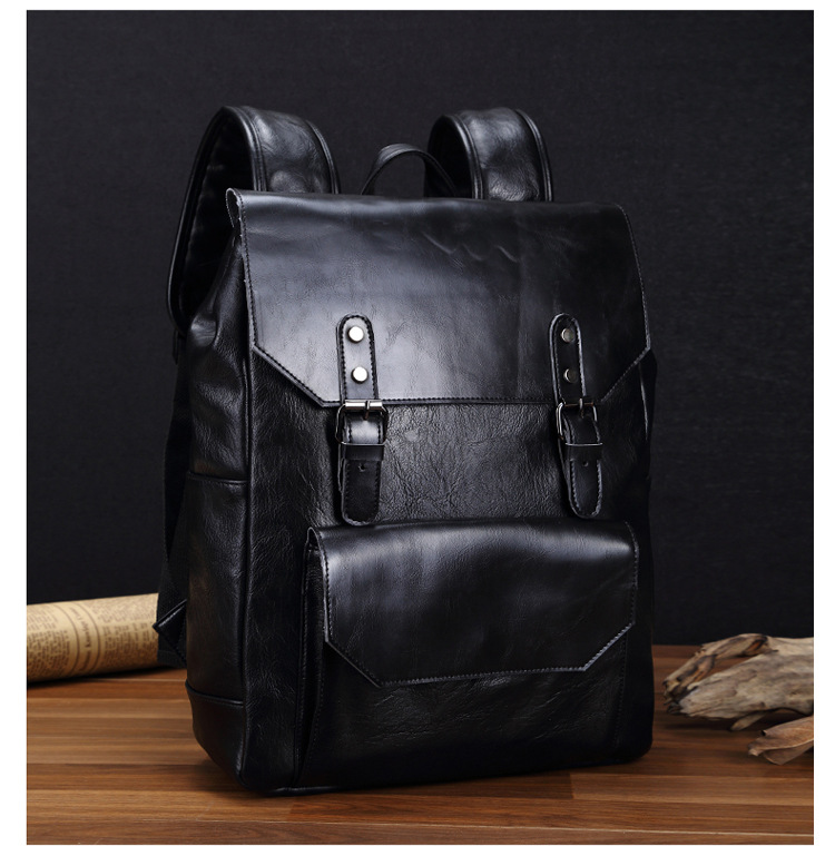 Рюкзак из кожи Crazy Horse унисекс