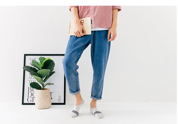 Calcetines Invisibles de Algodón para Hombre