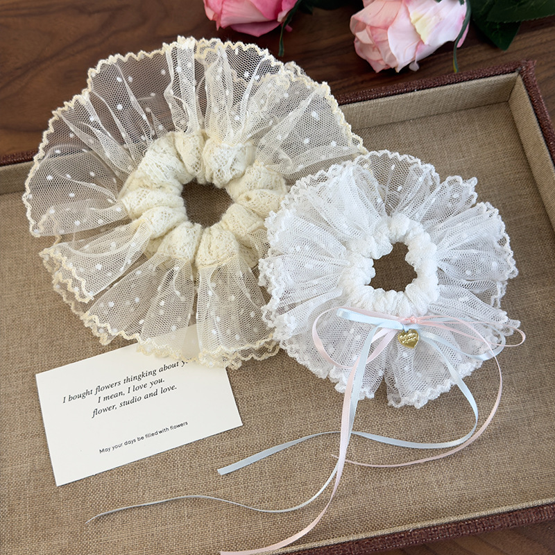 Scrunchies Δαντέλα