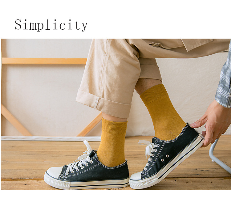 Meias de Algodão Meia-Altura