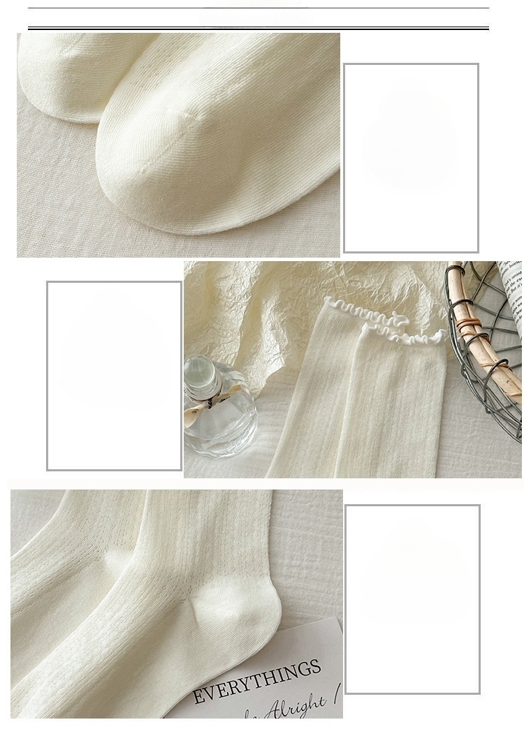 Meias Scrunch de Malha Sem Costura