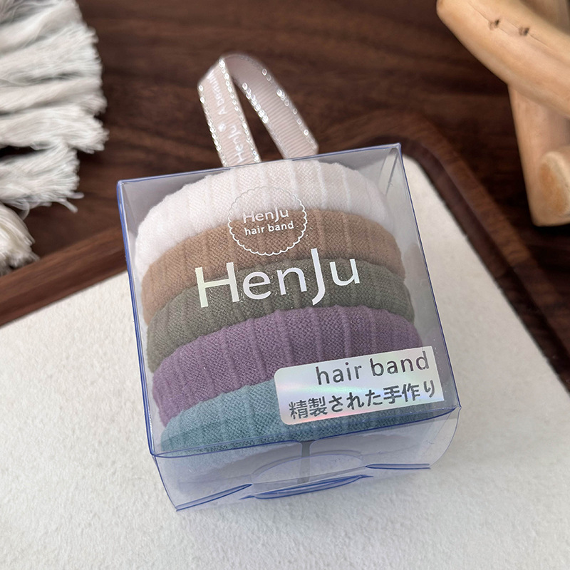 Sömlösa elastiska hårsnoddar