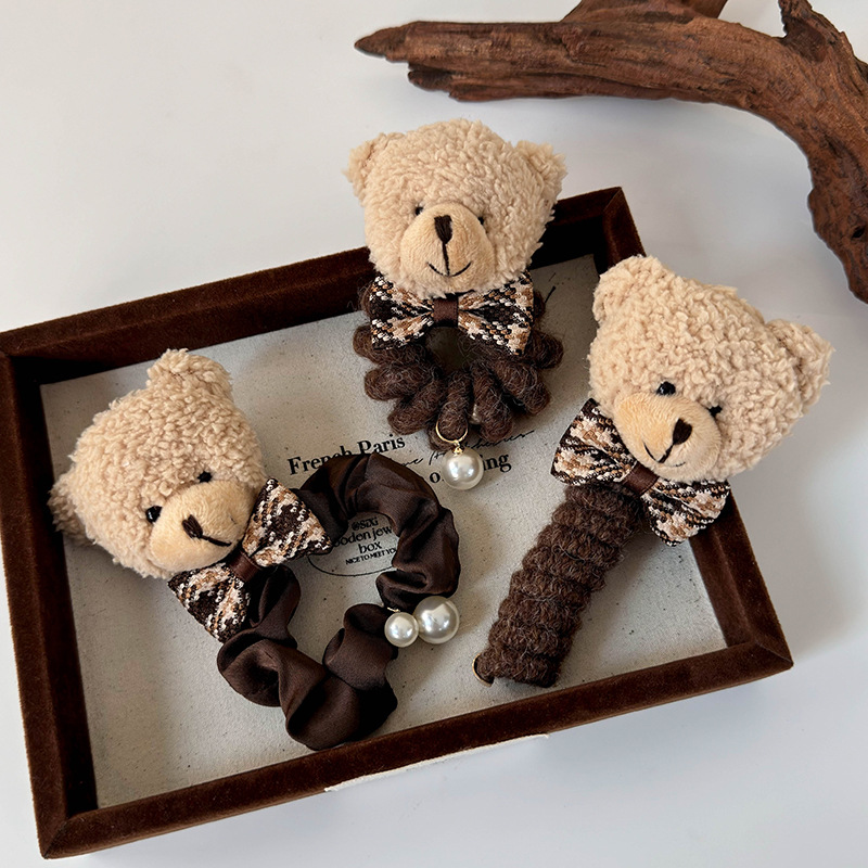 Plüsch Bär Haargummis