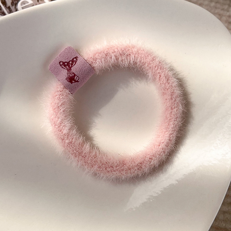 Pluche Haarelastieken Set