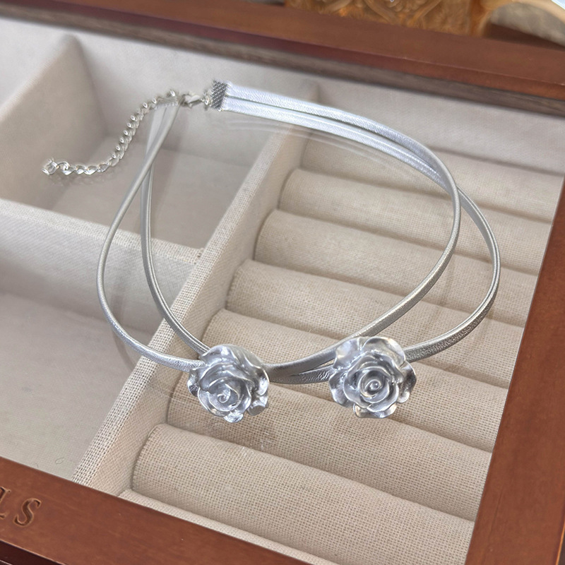 Bloemen Choker Ketting