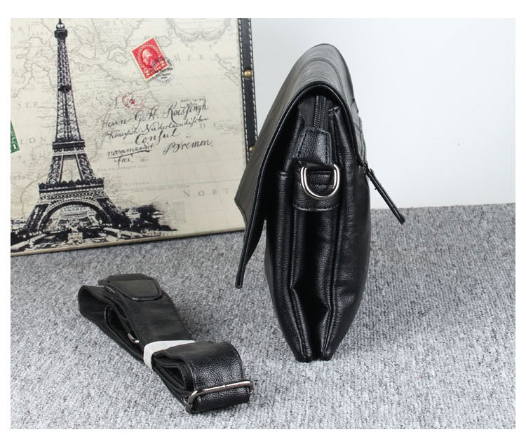 メンズPUレザークロスボディショルダーバッグ