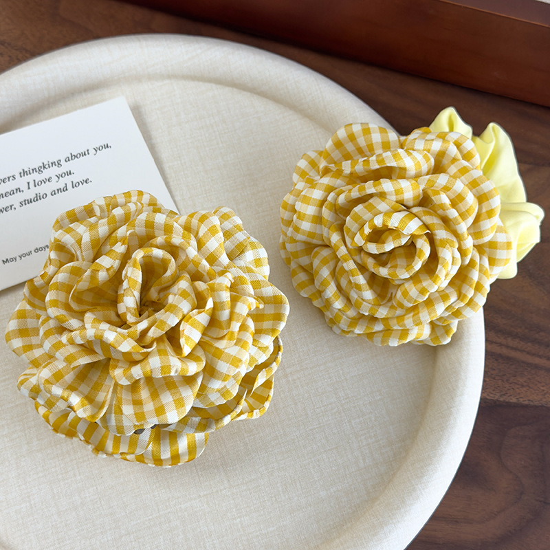 Floral Hair Clips and Scrunchies