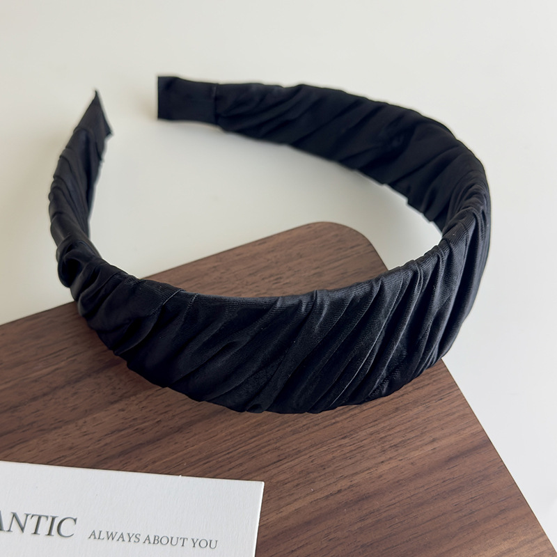 Banda de Păr Plisată din Satin