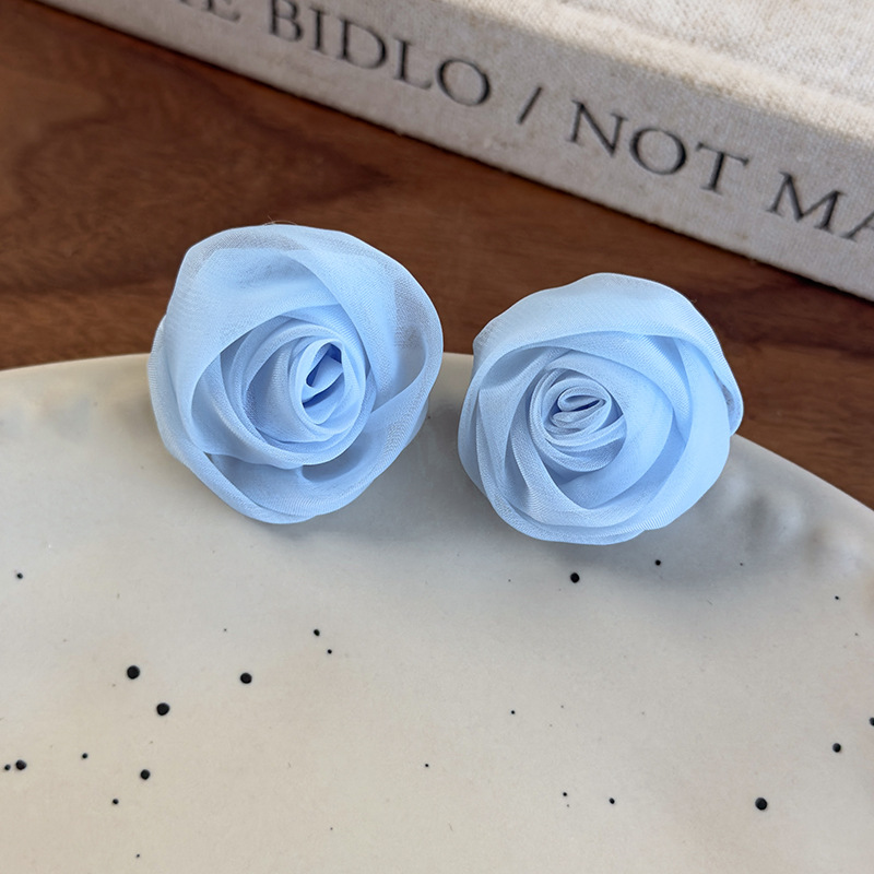 튤립 장미 꽃 귀걸이