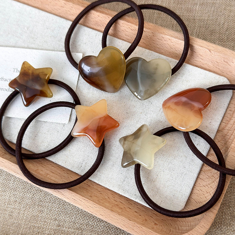 Haargummis Herz und Stern