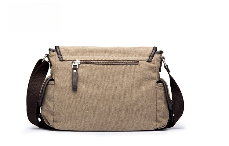 メンズキャンバスメッセンジャーバッグ