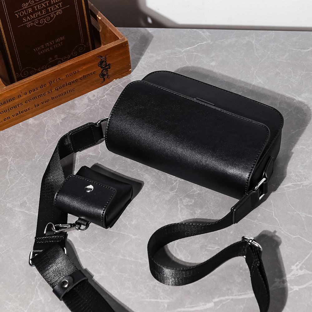 Geantă Crossbody pentru Bărbați cu Carouri