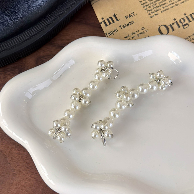 Pearl and Flower Bead Shoe Charms