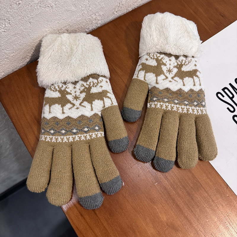 Kadın Örgü Kış Eldiveni