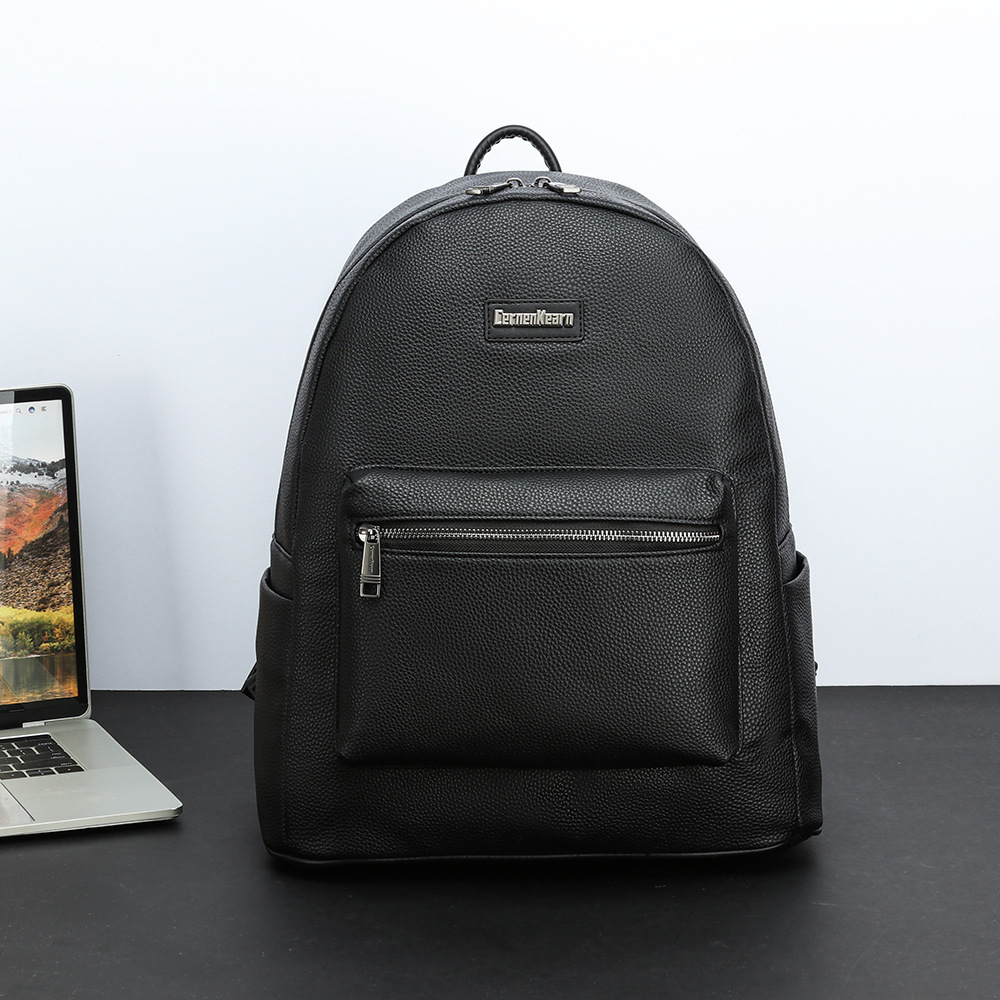 남성 빈티지 미니멀리스트 대용량 방수 노트북 백팩