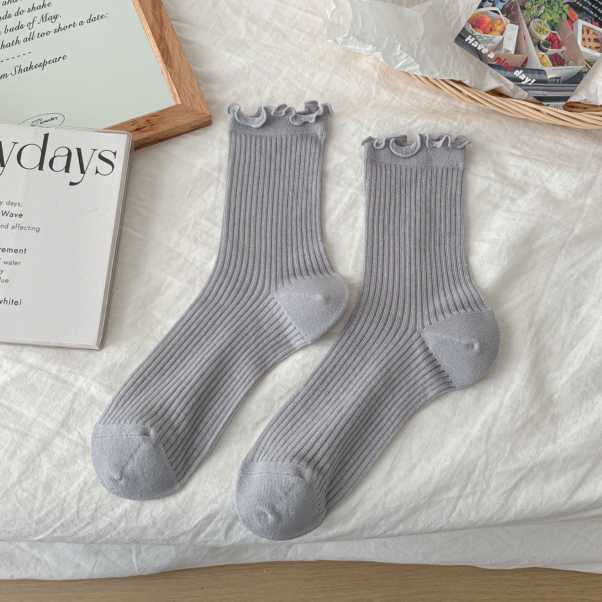 Meias Slouch com Babados