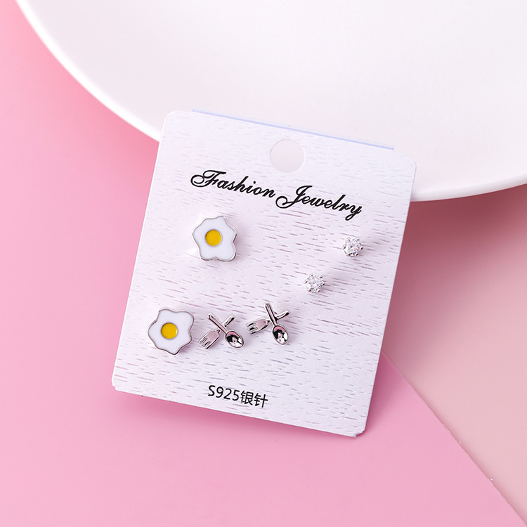 أقراط مثبتة فضة 925