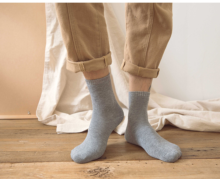 ถุงเท้าผู้ชาย Mid-Calf บุฟลีสเทอร์รี่