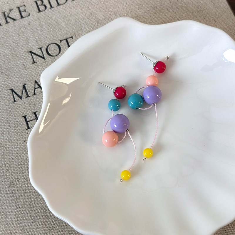 Pryskyřičné Kuličkové Náušnice