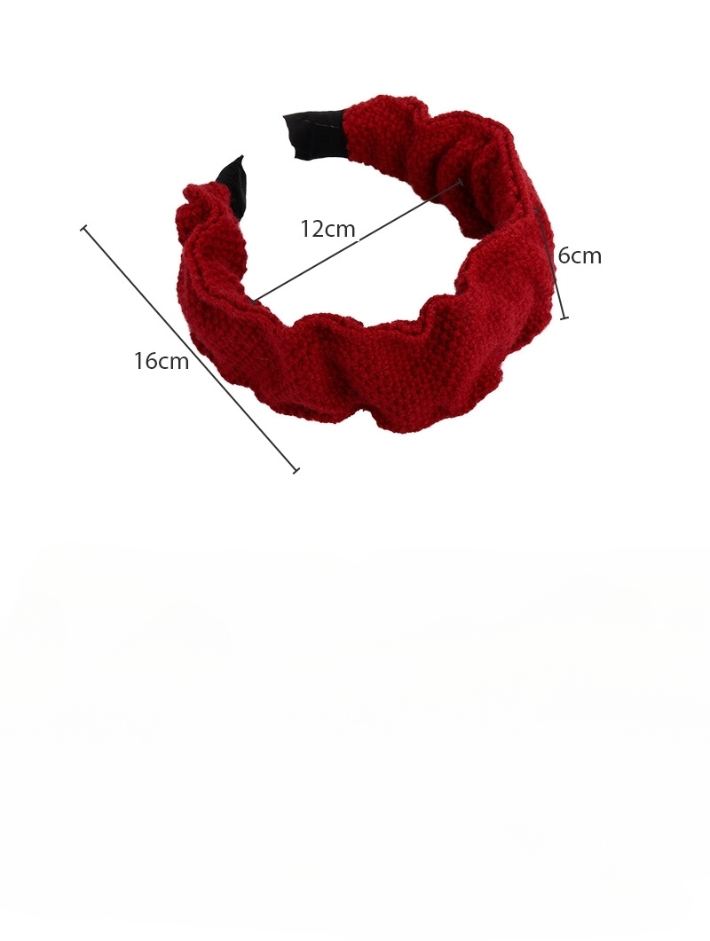 Πλεκτή μπάντα με δαντέλα