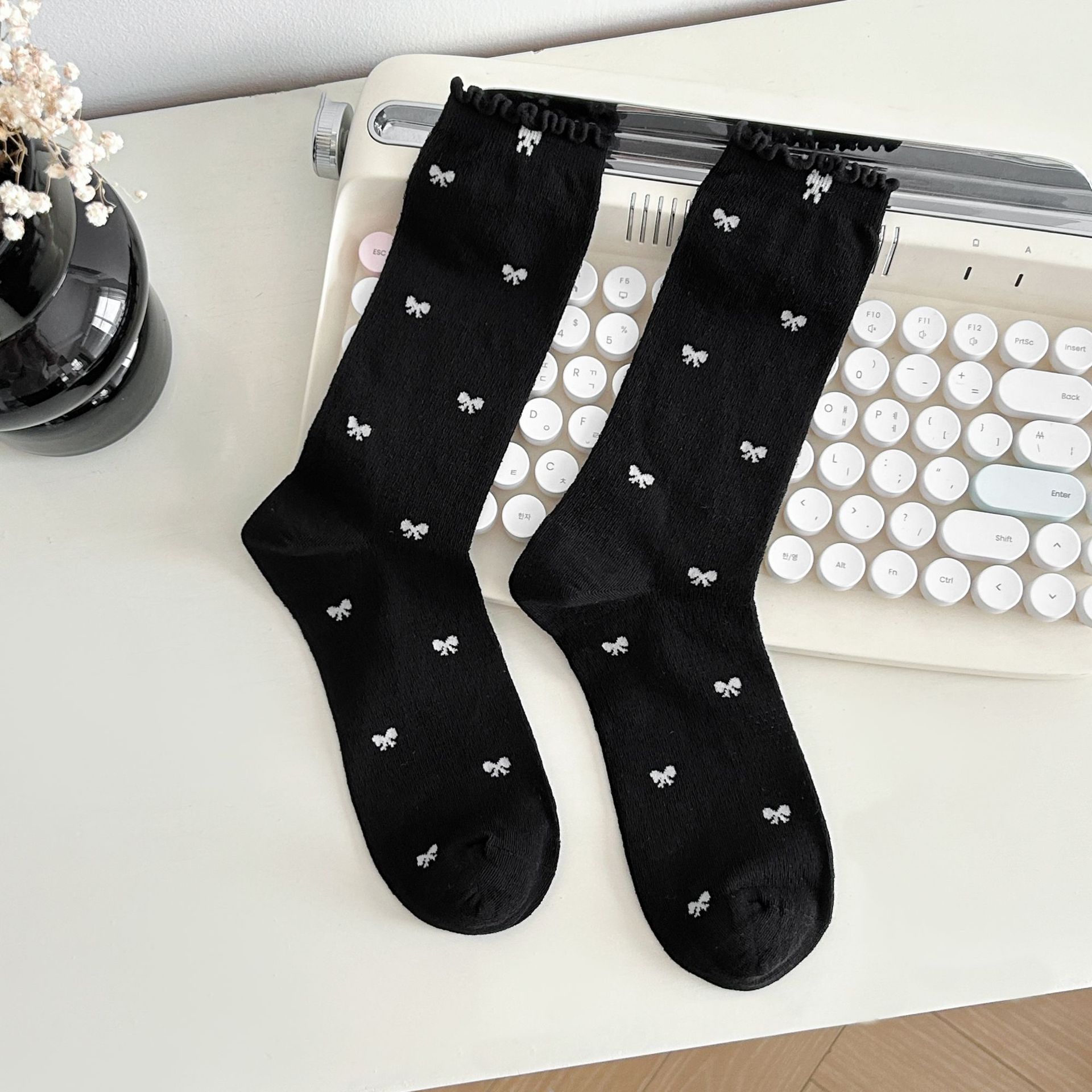 Meias Slouch de Malha