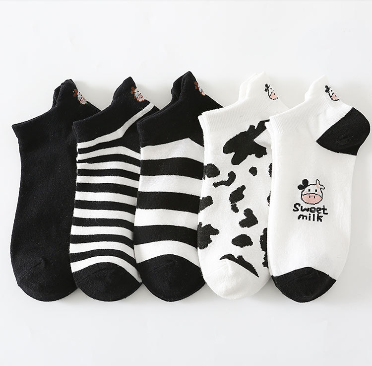 소 프린트 노쇼 양말