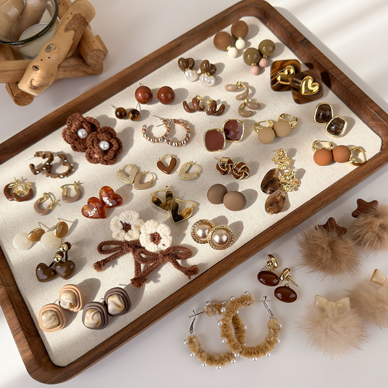 빈티지 미니멀리스트 기하학 드롭 귀걸이