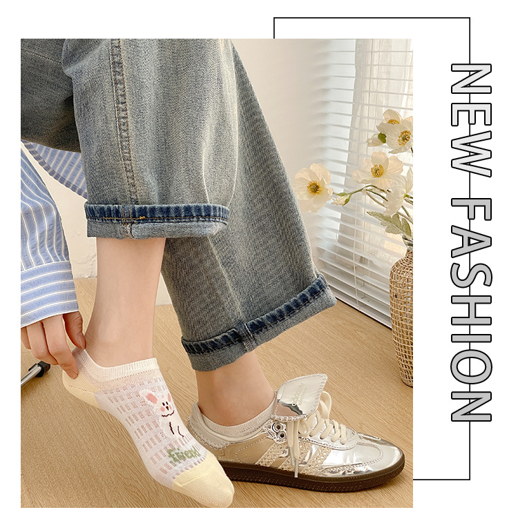 레이스 노쇼 양말 여성용