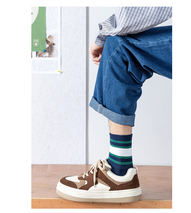 Meias até a panturrilha masculinas