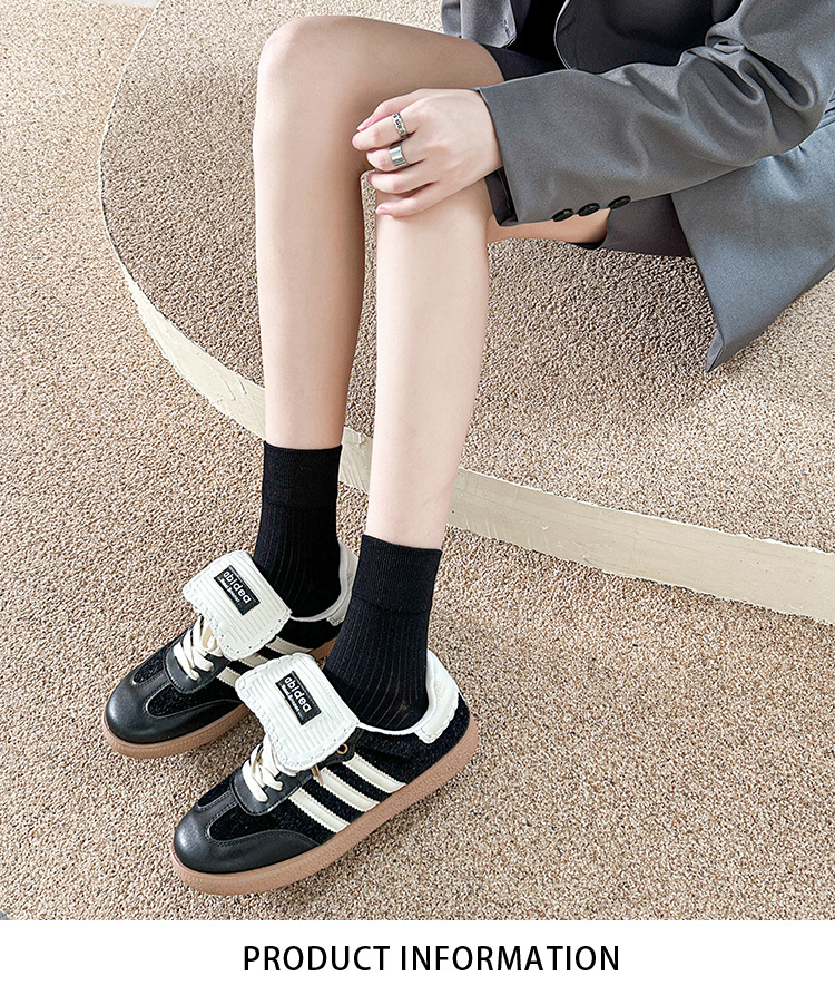 Žebrované Retro Ponožky do Poloviny Lýtka