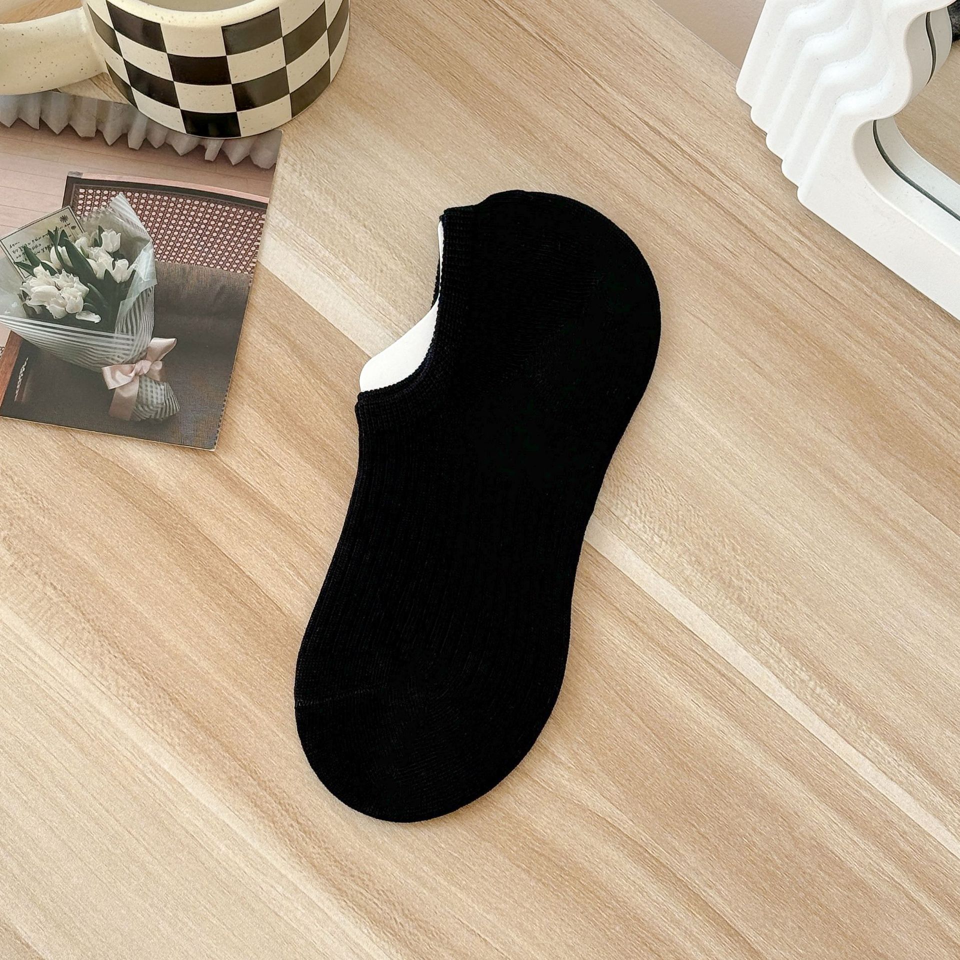 جوارب نسائية غير مرئية من القطن
