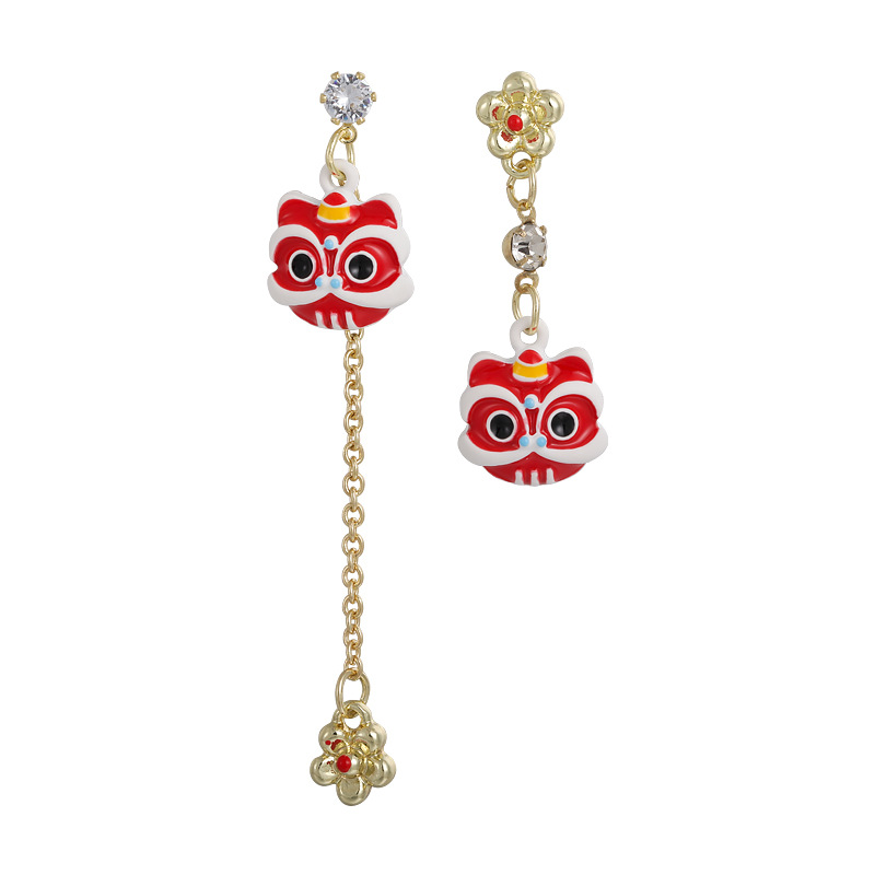 Aslan Dansı Zengili Küpeler